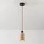 Japandi Voro pendant light Voro made of travertine (natural stone) and wood