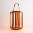 Solar lantern Solari with bamboo look - rechargeable and dimmable