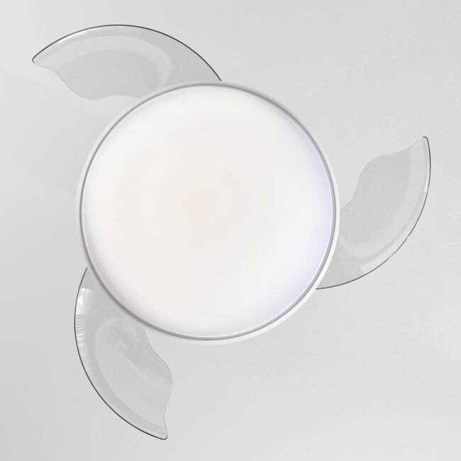 Ceiling fan Haizea with integrated LED and remote control - white