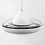 Ceiling fan, white, including LED and remote control - Haizea