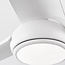 Ceiling fan, White, including LED and Remote control - Angin