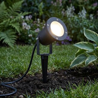 Garden spotlight with ground spike Océane - GU10 lampholder