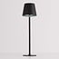 Silo wireless table lamp in black with dimmable and adjustable light