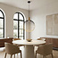 pendant light Nobla Ø40 cm - black with gold metal
