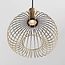 3-light pendant light Nobles - black with gold metal