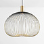 Modern pendant light Noblin black with gold metal Ø60 cm