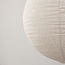 Pendant light Amare beige with round linen shade Ø60 cm
