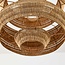 Rattan pendant light Amiro - layered shade