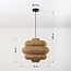 Rattan pendant light Amiro - layered shade