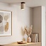 Ceiling light Amara travertine (natural stone) and wood