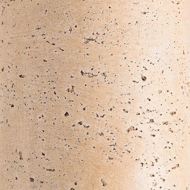 Ceiling light Amara travertine (natural stone) and wood