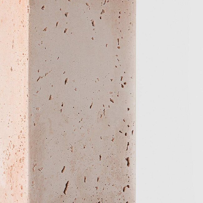 Wall light Elira in travertine (natural stone) – up & down light