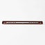 3-light Japandi pendant light Caelio - travertine (natural stone) and wood
