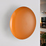 Rechargeable wall lamp Ariso in orange, touch dimmer and adjustable colour