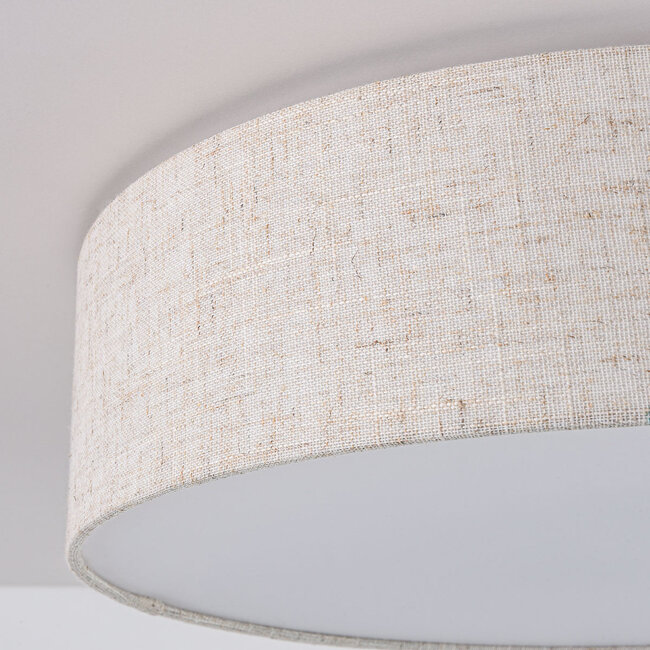 Ceiling light Avani with linen shade and diffuser