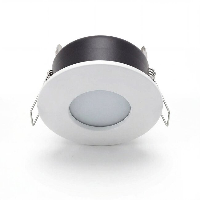Recessed spotlight Rex - white, splashproof
