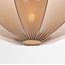 Elyora fabric pendant light - taupe