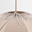 Elyora fabric pendant light - taupe