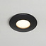 Recessed spotlight Rex in black for the bathroom