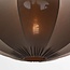 Elyora fabric pendant light - brown