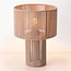 Rilva table lamp made from natural cotton rope