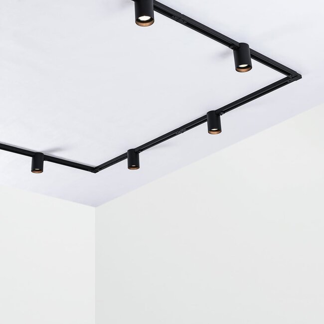 1-phase track spotlight Zylox - black