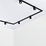 1-phase track system of 3 metres with Zylox spotlights - black
