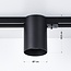 1.5-metre single-phase track lighting system with Zylox spotlights - black