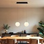 pendant light Svea - gold with opal glass and 3-step dimmable LED