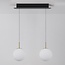 pendant light Svea - gold with opal glass and 3-step dimmable LED