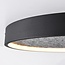 ceiling light Cercul 3-step dimmable - black and grey stone effect