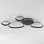 Zinara 3-step dimmable ceiling lamp - Black