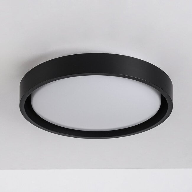 Ceiling light Ricardo with integrated LED and 3-step dimmable Ø31 cm - black