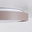Ceiling lamp Ricardo in taupe with integrated LED, 3-step dimmable, Ø31 cm