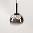 3-light pendant light Drop with smoked glass and integrated LED, 3-step dimmable
