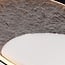 ceiling light Cercul Ø40 cm with black, grey and white stone effect, 3-step dimmable