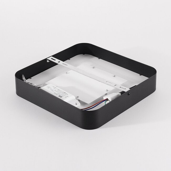 ceiling light Cercal Ø30 cm - black with gold-leaf effect, 3-step dimmable