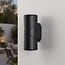 Outdoor wall lamp Soria LED up and down light in black