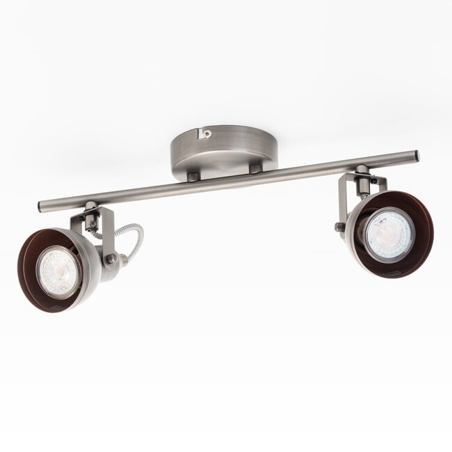 Ceiling lamp Michigan, matte silver