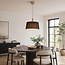 Modern Hazel pendant lamp with 3-step dimmable LEDs - satin nickel