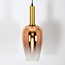 pendant light Velicia with gradient glass - bronze and gold