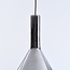 3-step dimmable pendant light Lieve - smoked glass in teardrop shape