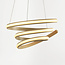 Designer pendant lamp Tynara with integrated LED, 3-step dimmable in sand beige