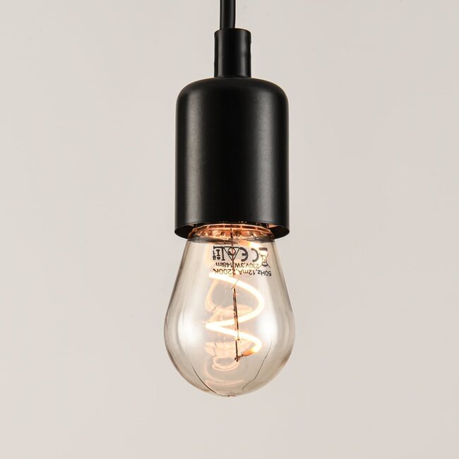 A45 Dimmable LED filament bulb amber 3W (2200K)