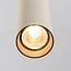 Beige tube pendant lamp Simon for 1-phase track lighting