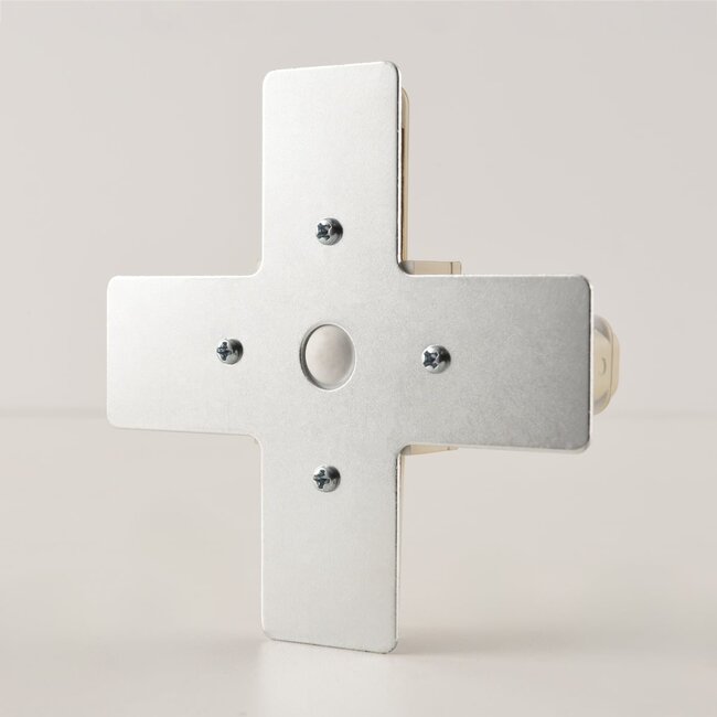X-connector for 1-phase track in beige