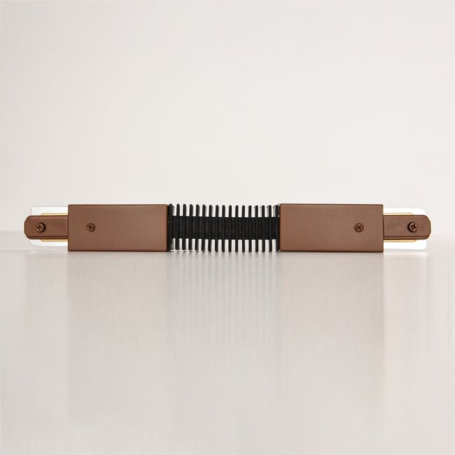 Flexible connector for 1-phase track in brown