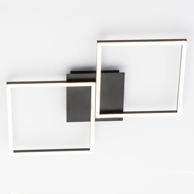 Designer ceiling lamp Luxton with integrated LEDs, dimmable
