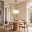 Pendant lamp with white glass - Kozma