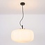 Pendant lamp with white glass - Kozma
